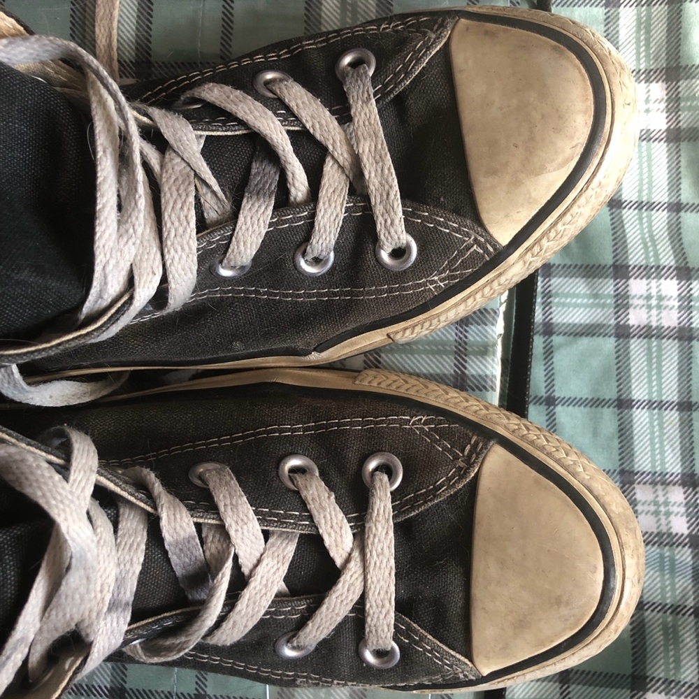 Black converse all stars